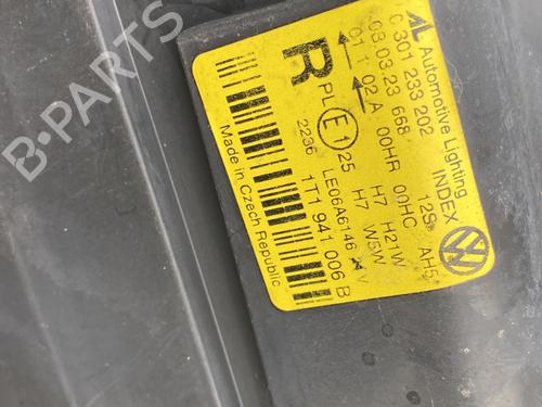 Lyskaster høyre VW TOURAN (1T1, 1T2) 1.4 TSI | BP29967117C29