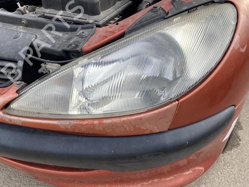 Used Left headlight PEUGEOT 206 Hatchback (2A/C) 1.9 D (69 hp) 25296014