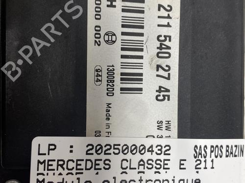Electronic module MERCEDES-BENZ E-CLASS (W211) E 270 CDI (211.016) | BP29543489M83 