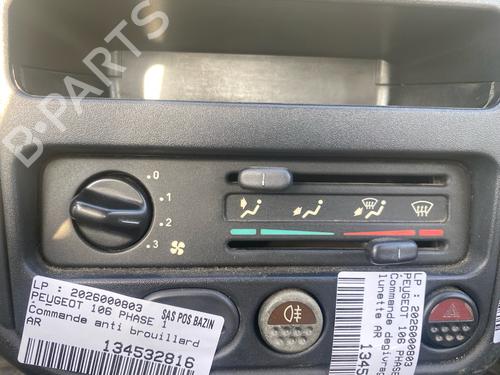 Used Climate control Climate control PEUGEOT 106 I (1A, 1C) 1.0 (50 hp) 40064268 40064268