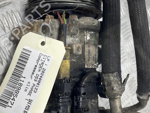 Used AC compressor CITROËN DS3 (SA_) 1.6 HDi 90 (92 hp) 31356059