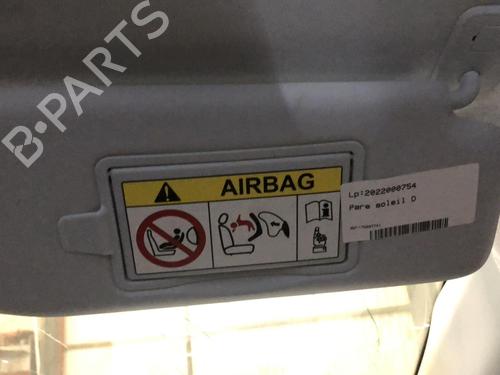 Right sun visor PEUGEOT 208 II (UB_, UP_, UW_, UJ_) 1.2 PureTech 75 | BP19905614I2 