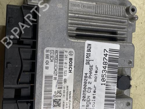 Engine control unit (ECU) CITROËN C3 II (SC_) 1.4 HDi 70 (SC8HZC, SC8HR0, SC8HP4) | BP25442363M57