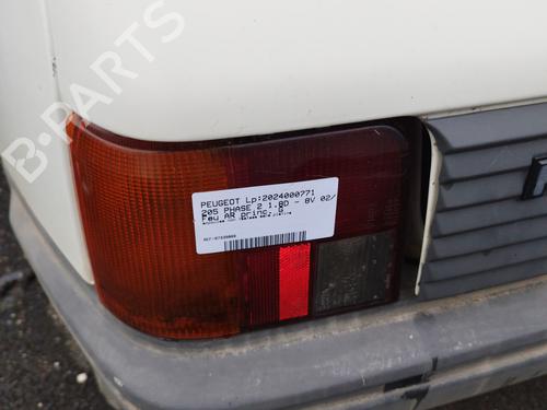 Used Left taillight PEUGEOT 205 II (20A/C) 1.7 Diesel (60 hp) 21836153