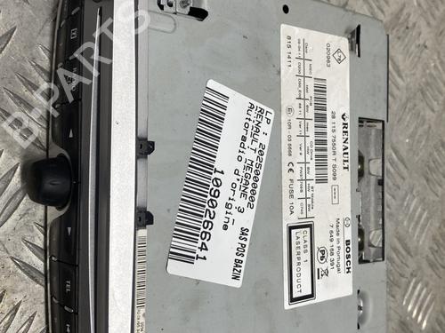 Used Radio RENAULT MEGANE III Coupe (DZ0/1_) 1.5 dCi (DZ09, DZ0D, DZ1F, DZ1G, DZ14, DZ29) (110 hp) 27387038