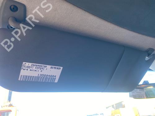 Used Left sun visor Left sun visor PEUGEOT EXPERT (224_) 1.9 D (69 hp) 40453484 40453484