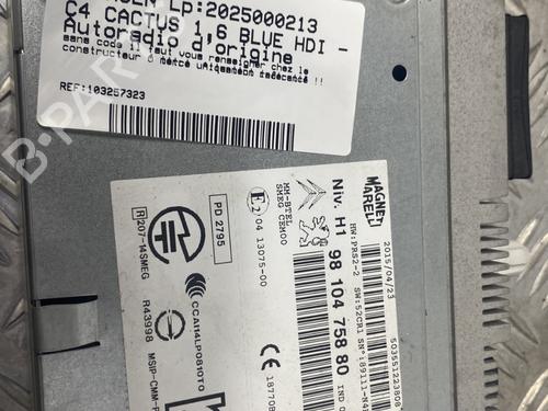 Radio CITROËN C4 CACTUS 1.6 BlueHDi 100 | BP24446573E6 - Image 7