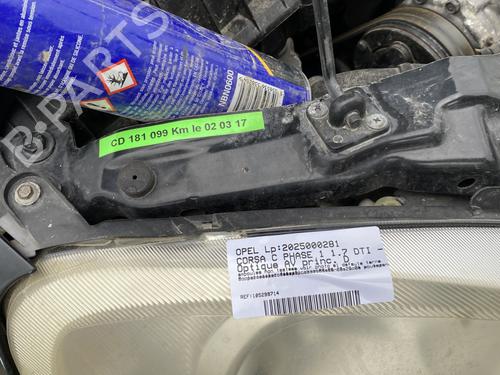Used Right headlight Right headlight OPEL CORSA C (X01) 1.7 DTI (F08, F68) (75 hp) 25407437 25407437