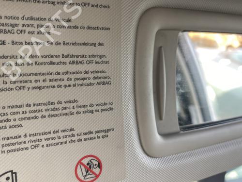 Right sun visor RENAULT MEGANE III Hatchback (BZ0/1_, B3_) 1.5 dCi (BZ09, BZ0D, BZ1W, BZ29, BZ14) | BP29893535I2 - Image 2