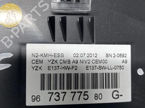 Instrument cluster PEUGEOT 208 I (CA_, CC_) 1.2 VTI 82 | BP22714706C47