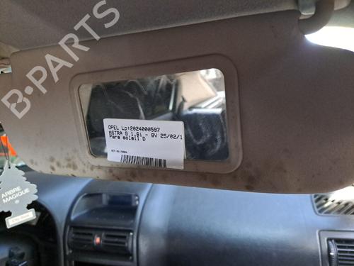 Used Right sun visor OPEL ASTRA F Hatchback (T92) [1991-2000]  22126272