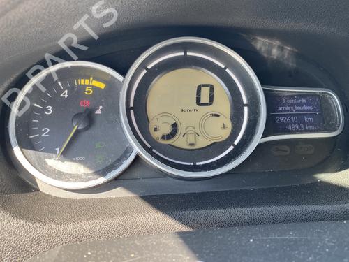 Kombiinstrument RENAULT MEGANE III Hatchback (BZ0/1_, B3_) 1.5 dCi (BZ09, BZ0D, BZ1W, BZ29, BZ14) (110 hp) 26594395