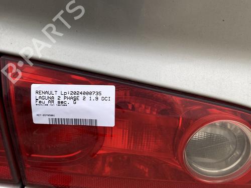 Used Left tailgate light RENAULT LAGUNA II (BG0/1_) 1.9 dCi (BG1A, BG1W, BG0G) (110 hp) 21096208