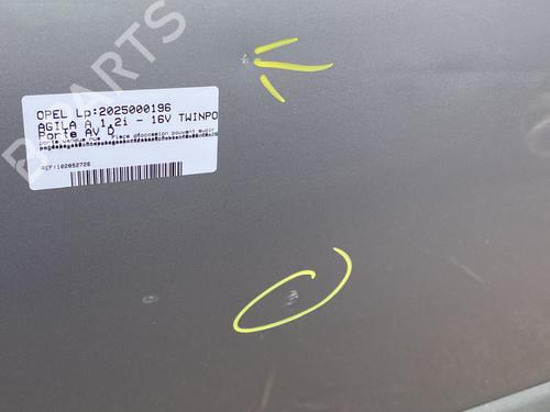 Right front door OPEL AGILA A (H00) 1.2 16V Twinport (F68) | BP24345762C3 