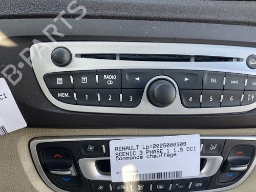 Radio RENAULT SCÉNIC III (JZ0/1_) 1.5 dCi | BP27319024E6 