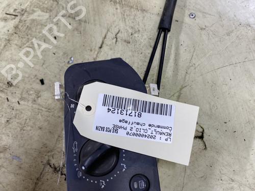 Climate control RENAULT CLIO II (BB_, CB_) | BP22116920I5