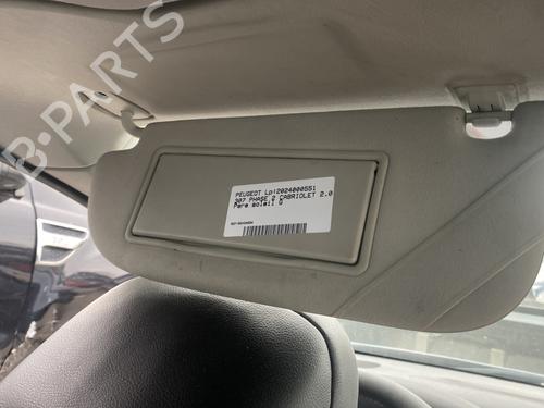 Used Left sun visor PEUGEOT 307 CC (3B) 2.0 HDi 135 (136 hp) 19931989