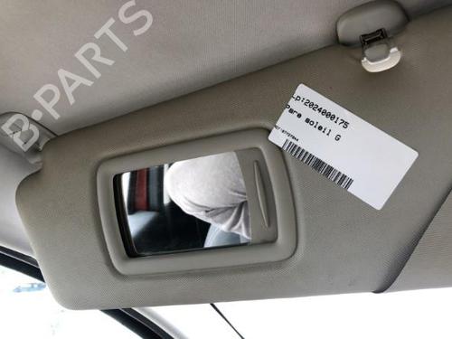 Left sun visor RENAULT MEGANE III Coupe (DZ0/1_) 1.5 dCi (DZ09, DZ0D, DZ1F, DZ1G, DZ14, DZ29) | BP22121931I1 