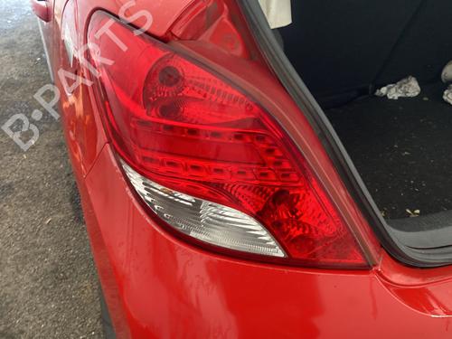 Used Left taillight PEUGEOT 207 (WA_, WC_) 1.4 HDi (68 hp) 31941355
