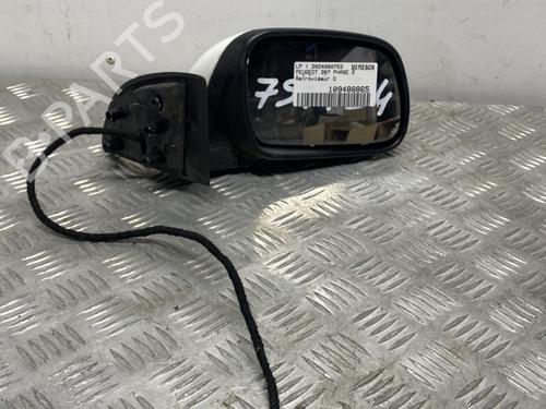 Used Right mirror PEUGEOT 307 (3A/C) 1.6 HDi (90 hp) 27566941