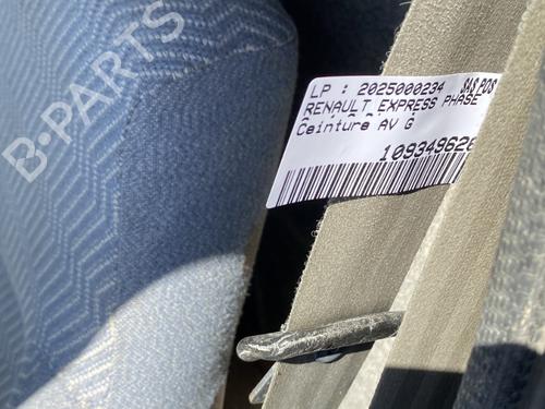 Used Front left seatbelt Front left seatbelt RENAULT RAPID Box Body/MPV (F40_, G40_) 1.9 D (F40R) (54 hp) 27546905 27546905