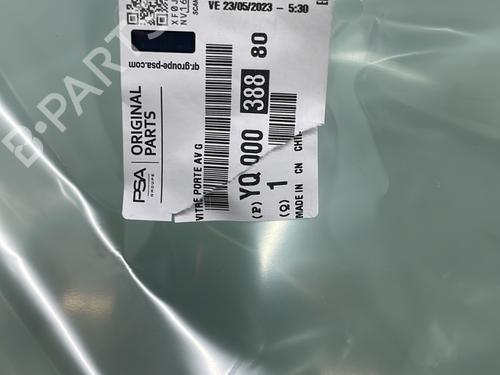 Front left door window CITROËN C3 AIRCROSS II (2R_, 2C_) 1.5 BlueHDi 110 | BP29188552C18 