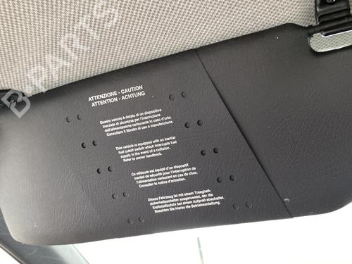 Used Left sun visor Left sun visor FIAT TIPO (160_) 1.6 i.e. (160.A1, 160.EC, 160.EB) (75 hp) 29162351 29162351