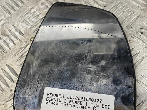 Used Left mirror glass RENAULT SCÉNIC III (JZ0/1_) 1.5 dCi (106 hp) 23081070