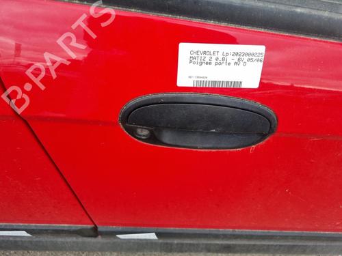 Used Front right exterior door handle CHEVROLET MATIZ (M200, M250) 0.8 (52 hp) 19905967