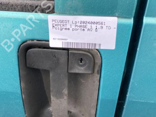 Used Front left exterior door handle PEUGEOT EXPERT (224_) 1.9 TD (90 hp) 19906518
