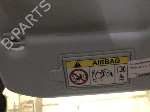 Used Right sun visor PEUGEOT 208 II (UB_, UP_, UW_, UJ_) 1.2 PureTech 75 (75 hp) 19905614