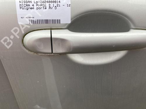 Front right exterior door handle NISSAN MICRA IV (K13K, K13KK) 1.2 | BP25270956C129 
