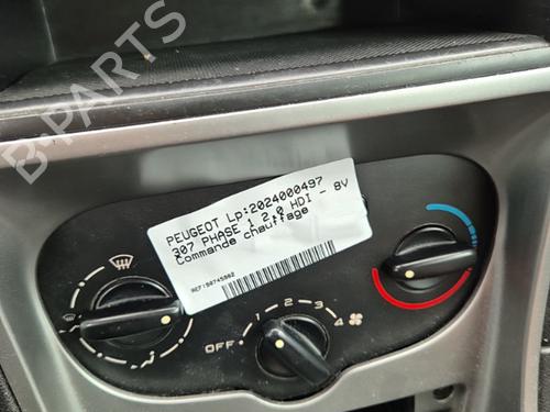 AC Styreenhet / Manøvreringsenhet PEUGEOT 307 (3A/C) 2.0 HDi 110 | BP22124831I5 