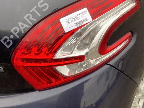 Used Right taillight PEUGEOT 208 I (CA_, CC_) 1.0 VTi (68 hp) 22787593