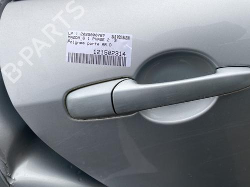 Used Rear right exterior door handle MAZDA 6 Hatchback (GG) 2.0 DI (GG14) (121 hp) 32393019