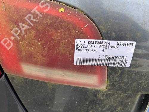 left-tailgate-light-audi-a3-sportback-8pa-2004-2005-2006-2007-2008-2009-2010-2011-2012-2013-2014-2015-30603949 main image