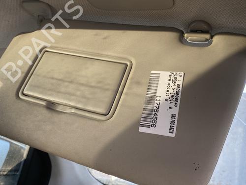 Used Left sun visor Left sun visor NISSAN X-TRAIL II (T31) 2.0 dCi 4x4 (150 hp) 30821189 30821189