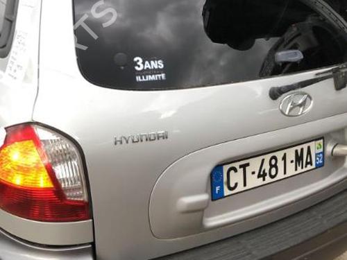 Used Tailgate HYUNDAI SANTA FÉ I (SM) 2.0 CRDi 4x4 (125 hp) 22121515