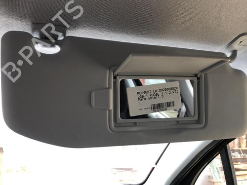 Used Right sun visor PEUGEOT 208 I (CA_, CC_) 1.2 VTI 82 (82 hp) 19908900