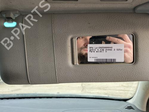 Used Right sun visor BMW 5 (E39) 525 d (163 hp) 23784830