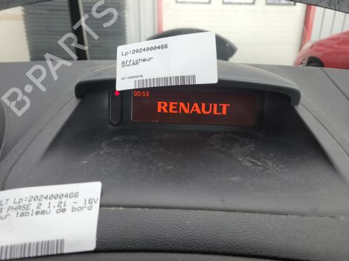 Display für RENAULT CLIO III (BR0/1, CR0/1) 1.2 16V (BR02, BR0J, BR11, CR02, CR0J, CR11) (75 hp) 20174282