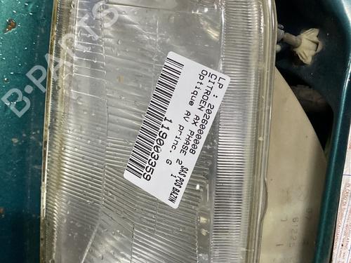 Used Left headlight Left headlight CITROËN AX (ZA-_) 10 (50 hp) 31363581 31363581