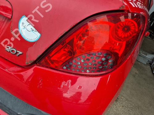 Used Right taillight PEUGEOT 207 (WA_, WC_) 1.4 HDi (68 hp) 21170992