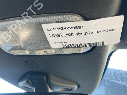 Used Interior roof light CITROËN C3 Pluriel (HB_) 1.4 (73 hp) 20496158