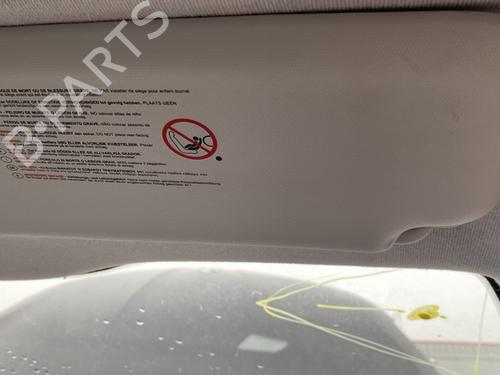 Used Right sun visor PEUGEOT 208 I (CA_, CC_) 1.0 VTi (68 hp) 22787621