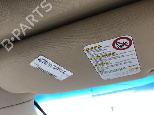 Used Left sun visor SUBARU TRIBECA (B9) 3.0 (WXE) (245 hp) 22126962