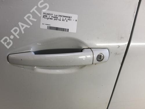 Used Front left exterior door handle PEUGEOT 208 I (CA_, CC_) 1.4 HDi (68 hp) 19911158