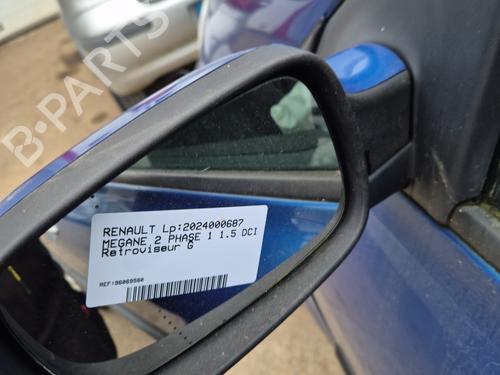Used Left mirror RENAULT MEGANE II (BM0/1_, CM0/1_) 1.5 dCi (BM1E, CM1E) (106 hp) 21680756