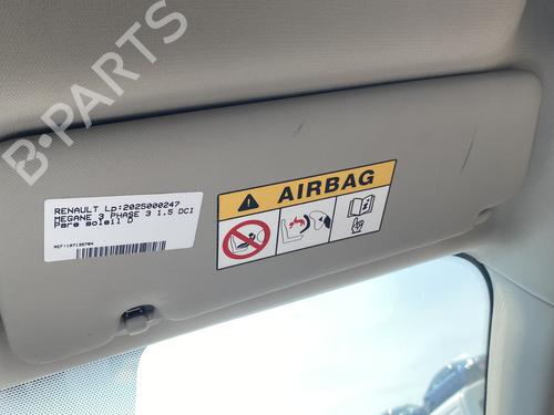 Right sun visor RENAULT MEGANE III Hatchback (BZ0/1_, B3_) 1.5 dCi (BZ09, BZ0D, BZ1W, BZ29, BZ14) | BP26526446I2