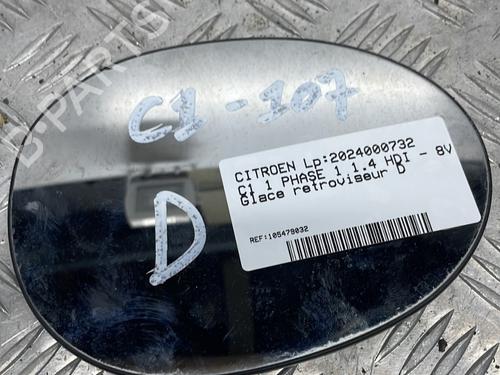 Used Right mirror glass CITROËN C1 (PM_, PN_) 1.4 HDi (54 hp) 25588340